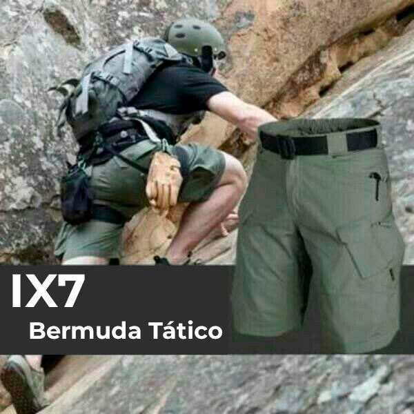 Bermuda Masculina Tática Militar Impermeável Edge