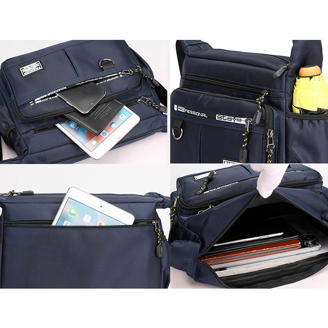 Mochila de Ombro Masculina À Prova d'Água Velvet