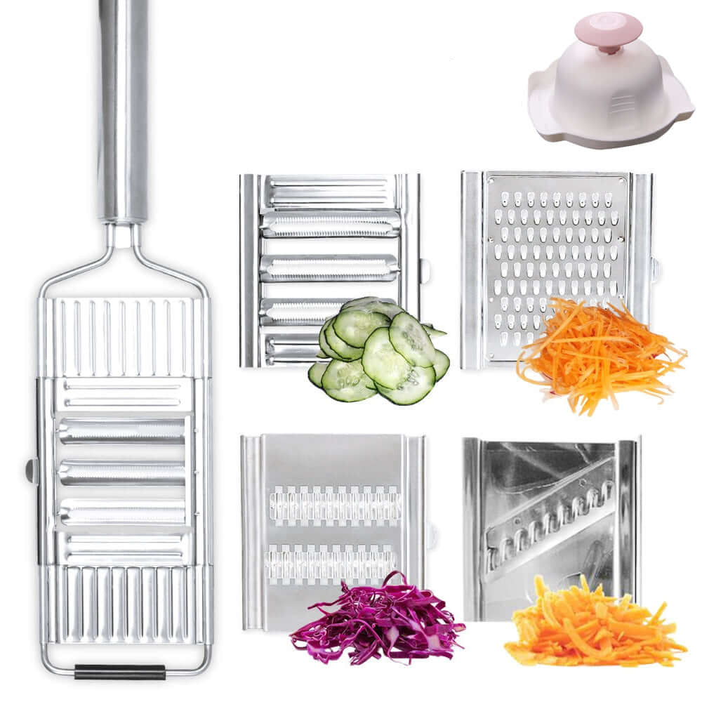 Ralador de Legumes Multiuso Com 4 Lâminas Silken