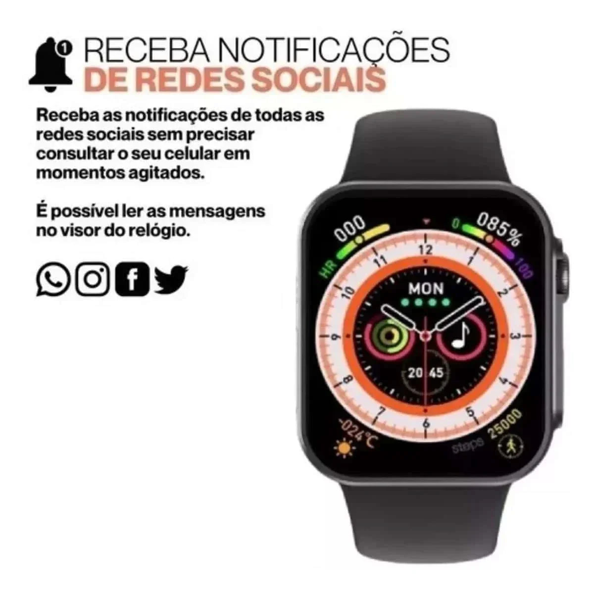 Smartwatch Inteligente Impermeável Ultra 3