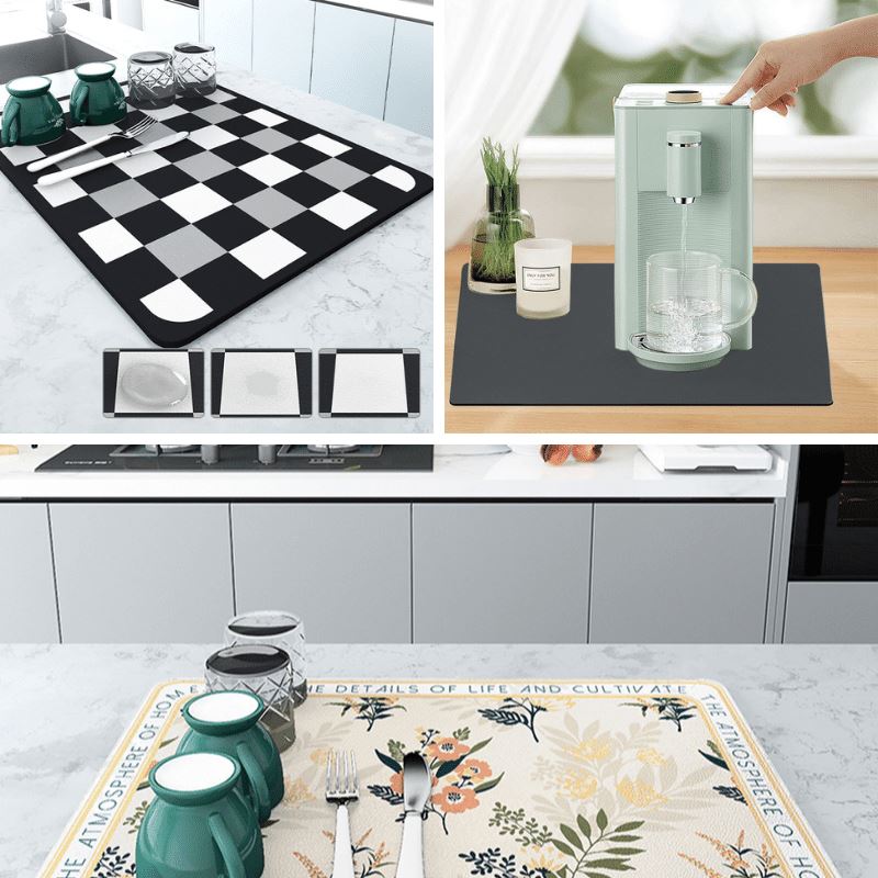 Tapete Escorredor Absorvente Mágico Shine