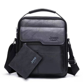 Bolsa Masculina de Couro + Carteira Horizon