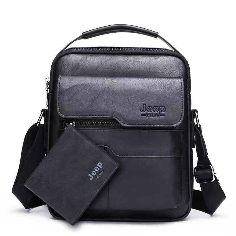 Bolsa Masculina de Couro + Carteira Horizon