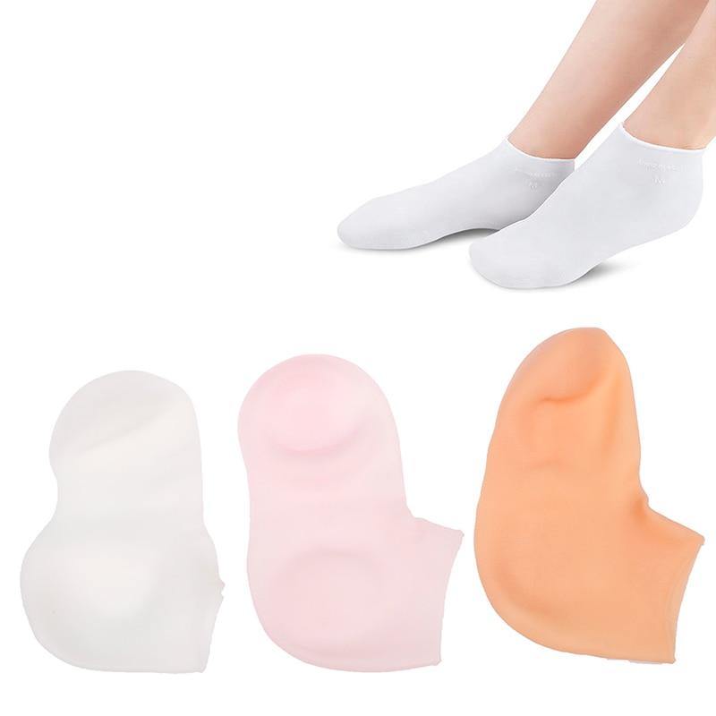 Meia de Silicone para Hidratar os Pés e Calcanhar Essence