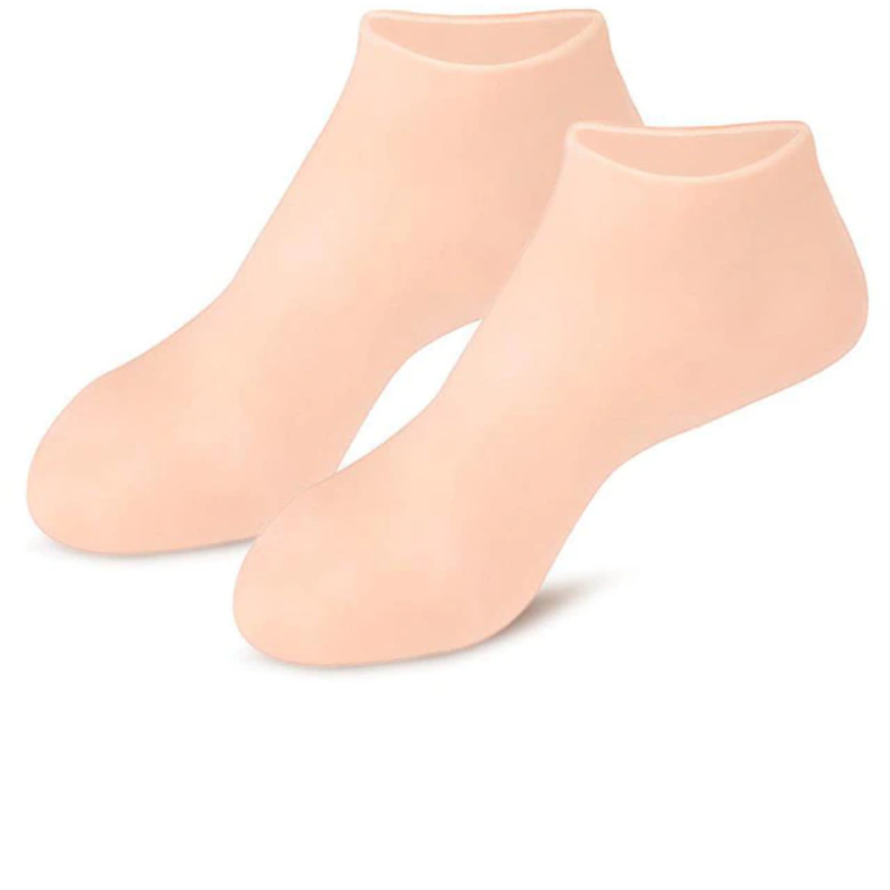Meia de Silicone para Hidratar os Pés e Calcanhar Essence