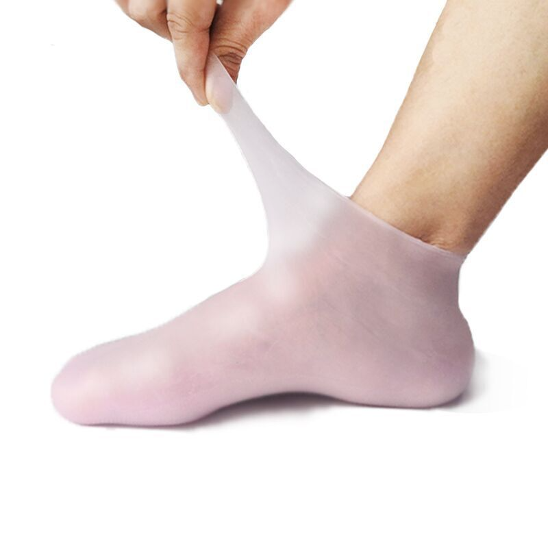 Meia de Silicone para Hidratar os Pés e Calcanhar Essence